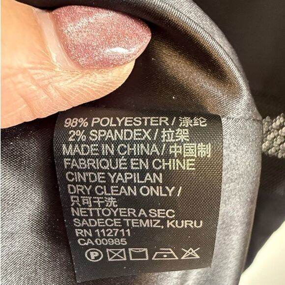 NWT black Jay Godfrey sheath cut out mesh dress  Size 0 - Picture 5 of 5